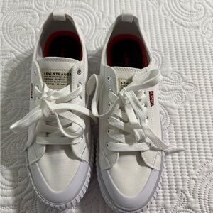 Levi's Classic White Canvas Sneakers